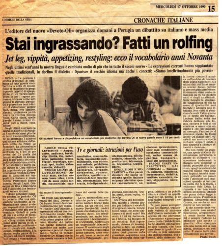 Corriere della Sera del 17-10-1990