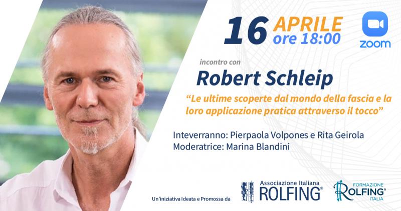 Webinar live con ROBERT SCHLEIP Webinar live con ROBERT SCHLEIP