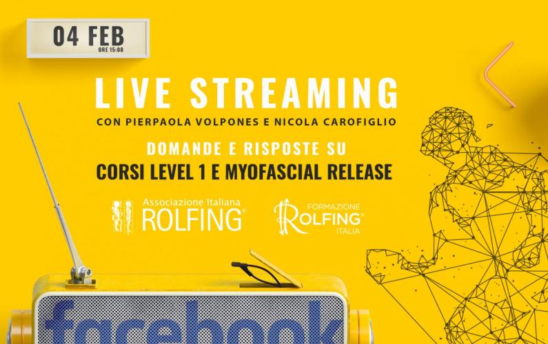 Diretta Facebook nuovi corsi Formazione Rolfing 2021 Diretta Facebook nuovi corsi Formazione Rolfing 2021
