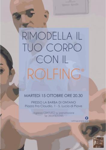 Incontri: Rimodella il tuo corpo con il Rolfing - Roberto Rosolen Incontri: Rimodella il tuo corpo con il Rolfing - Roberto Rosolen