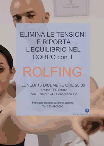 Serata di Presentazione del Metodo Rolfing - Conegliano 