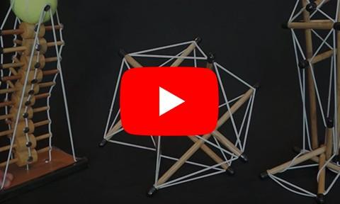 La tensegrita': un video per spiegarne il funzionamento. La tensegrita': un video per spiegarne il funzionamento.